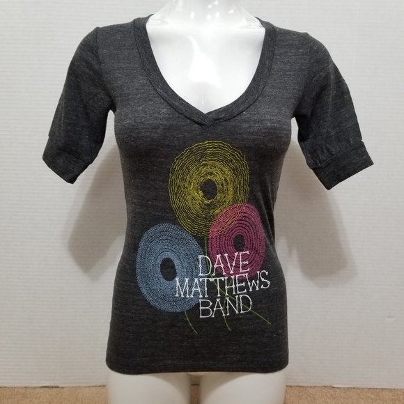 Dave Matthews Band shirt Small DMB circle flowers graphic band merch DMB - Picture 1 of 10